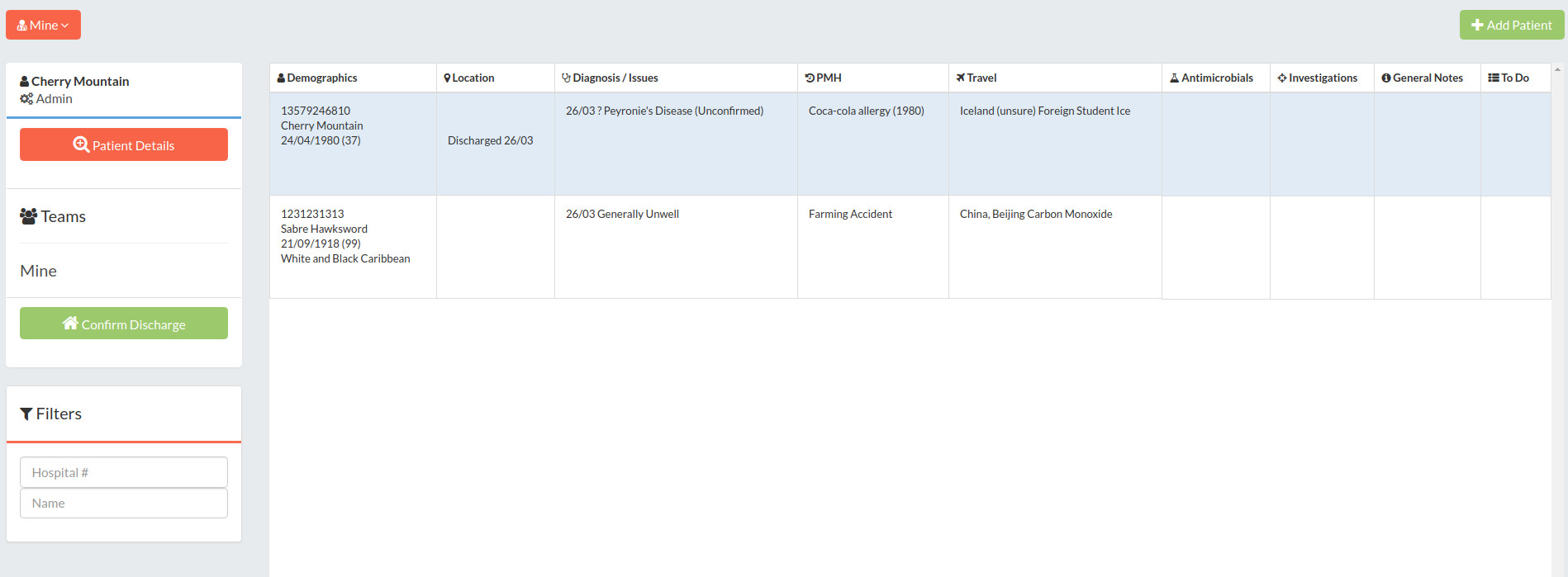 patientlist-spreadsheet-template
